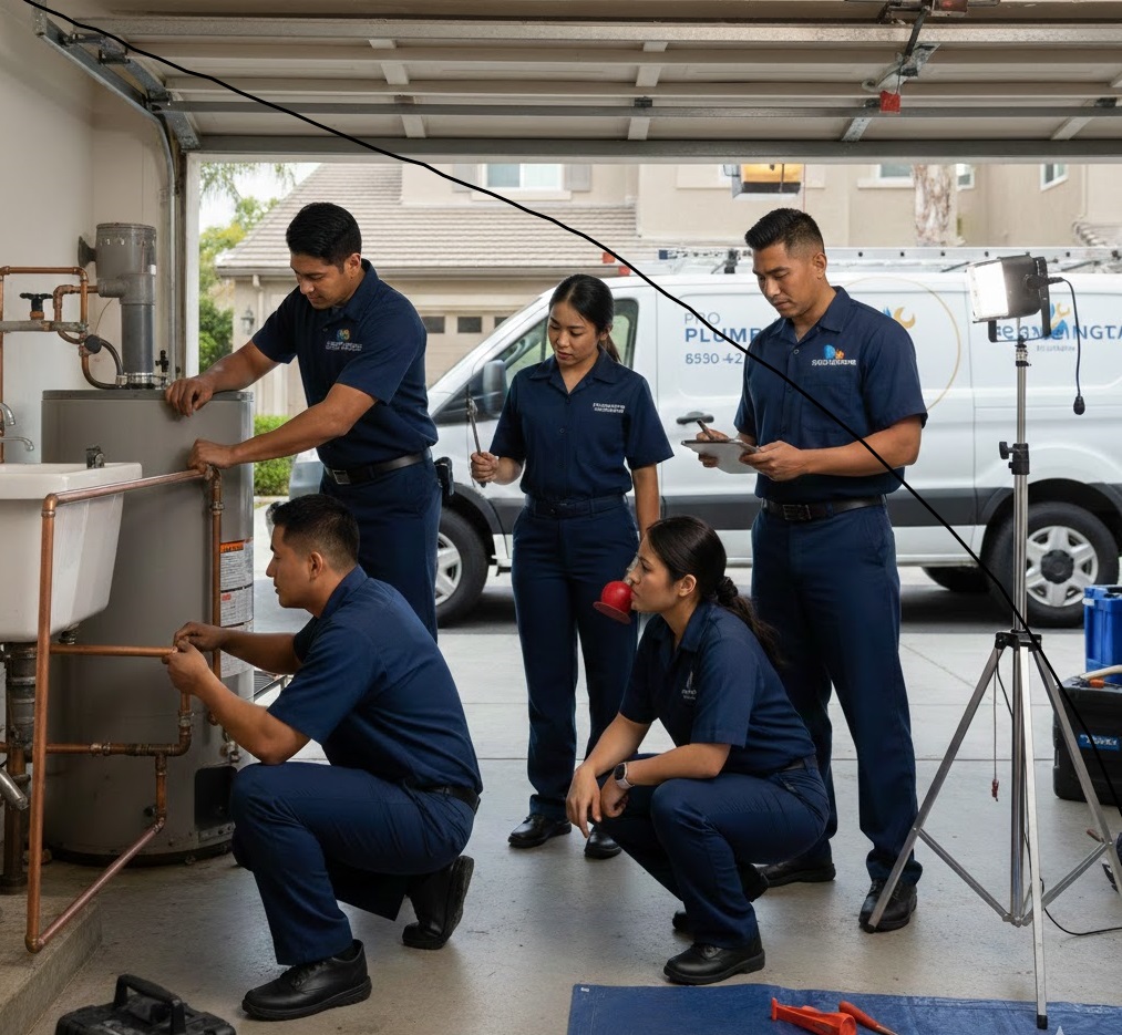Pro Plumber Costa Mesa CA - Professional plumber at work in Costa Mesa